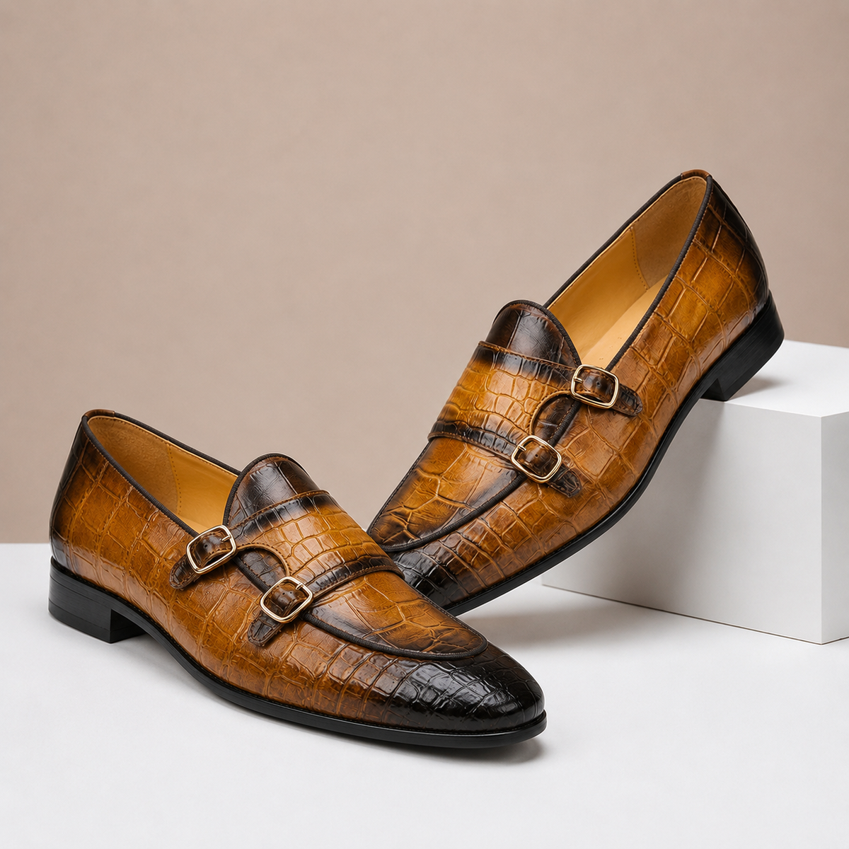 Leighton Cowhide Leather Loafers