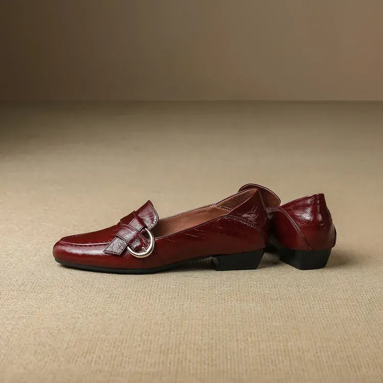 Mocassins Lila en cuir véritable