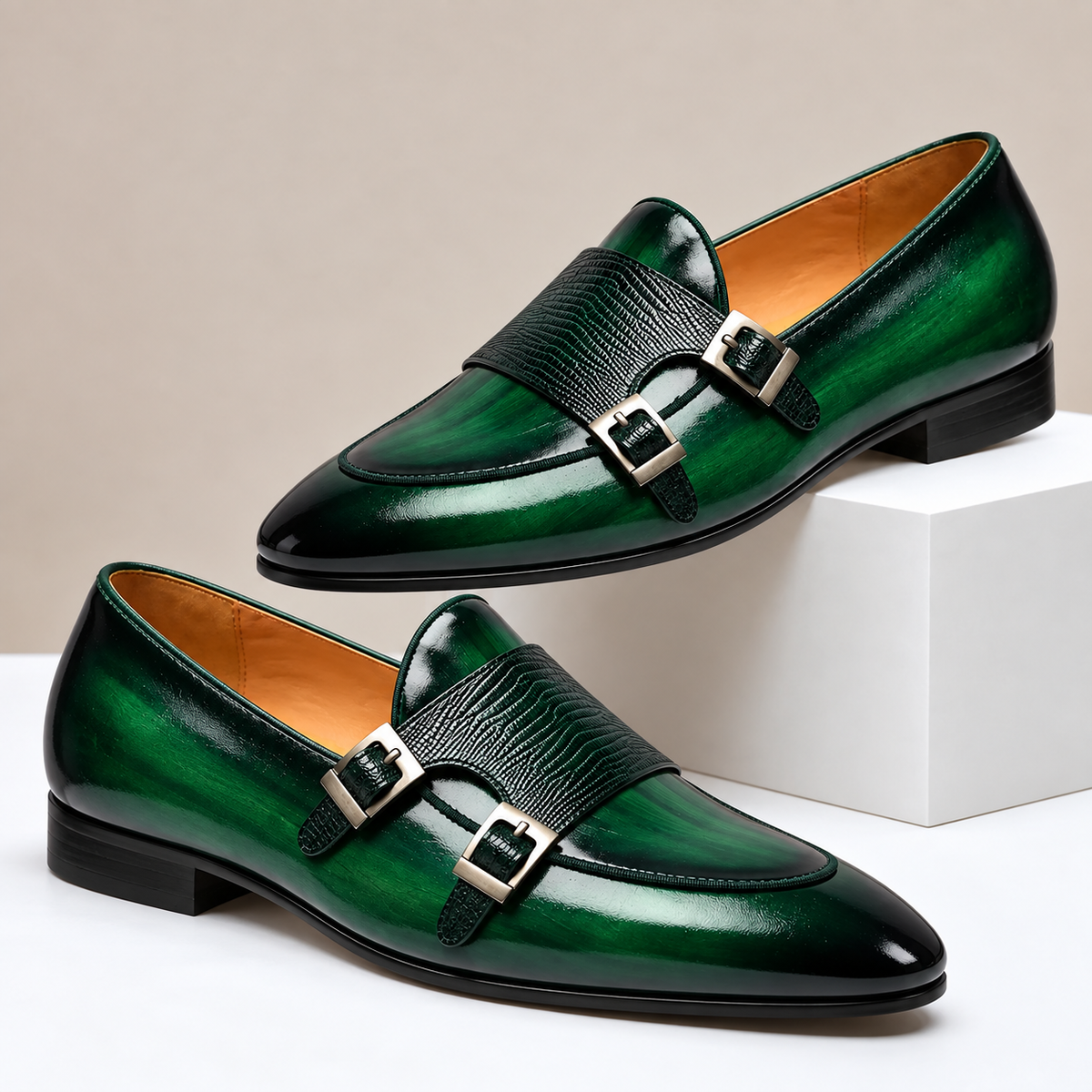 Mocassins Varenna en cuir de vachette