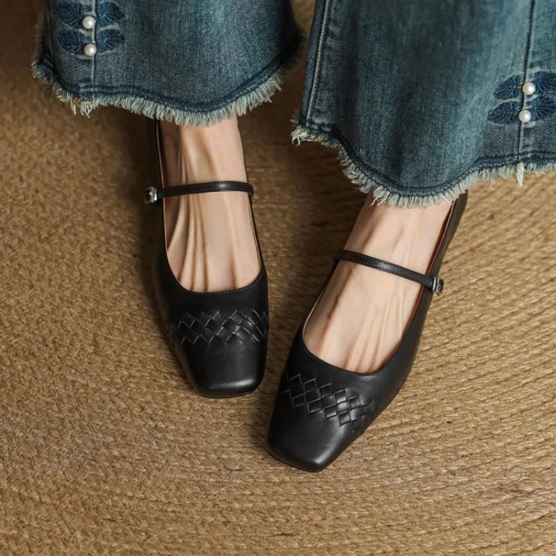 CARLEN GENIUNE LEATHER MULES - ARDEN ROVE