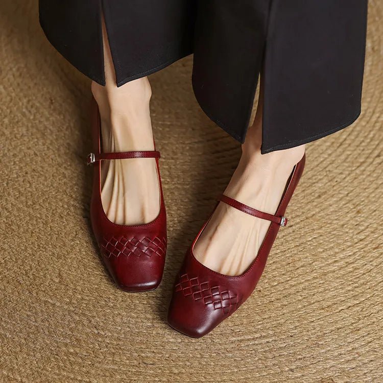 CARLEN GENIUNE LEATHER MULES - ARDEN ROVE