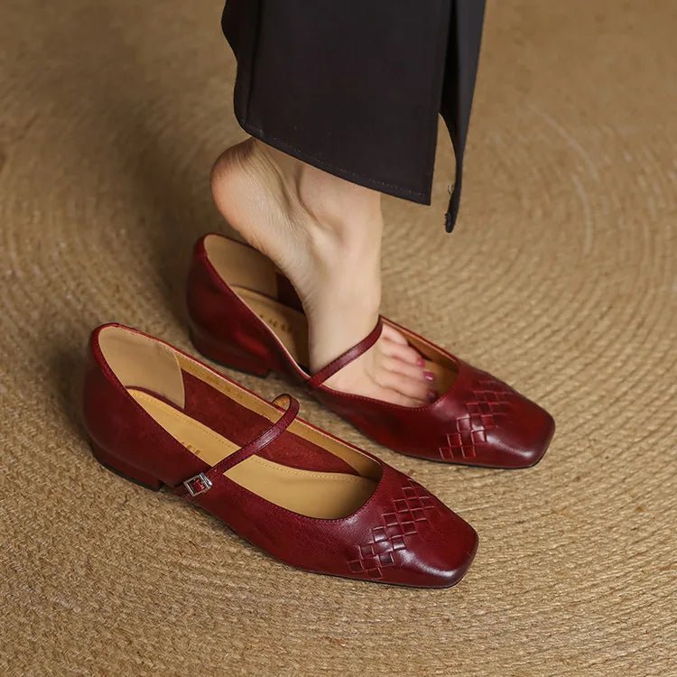 CARLEN GENIUNE LEATHER MULES - ARDEN ROVE