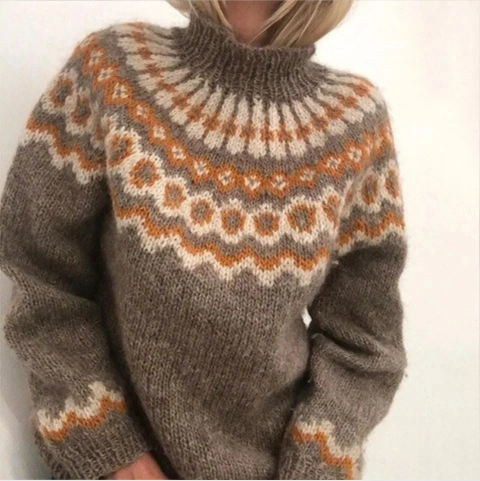 Carolina | Women's Soft Striped Knit Sweater