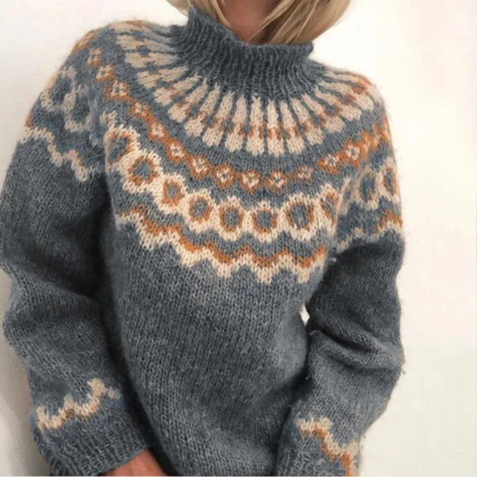 Carolina | Women's Soft Striped Knit Sweater