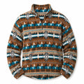 Cash | Pull western en maille à col zippé pour homme