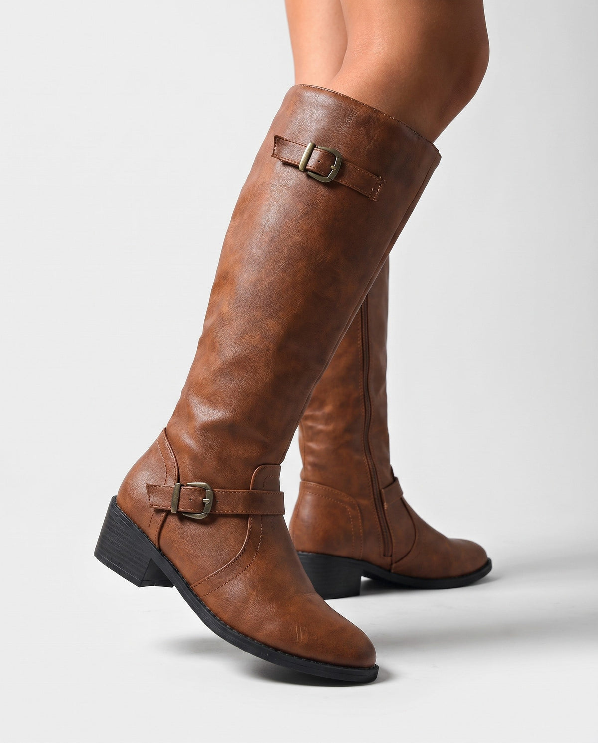 Cassian Kniehohe Schnallenstiefel
