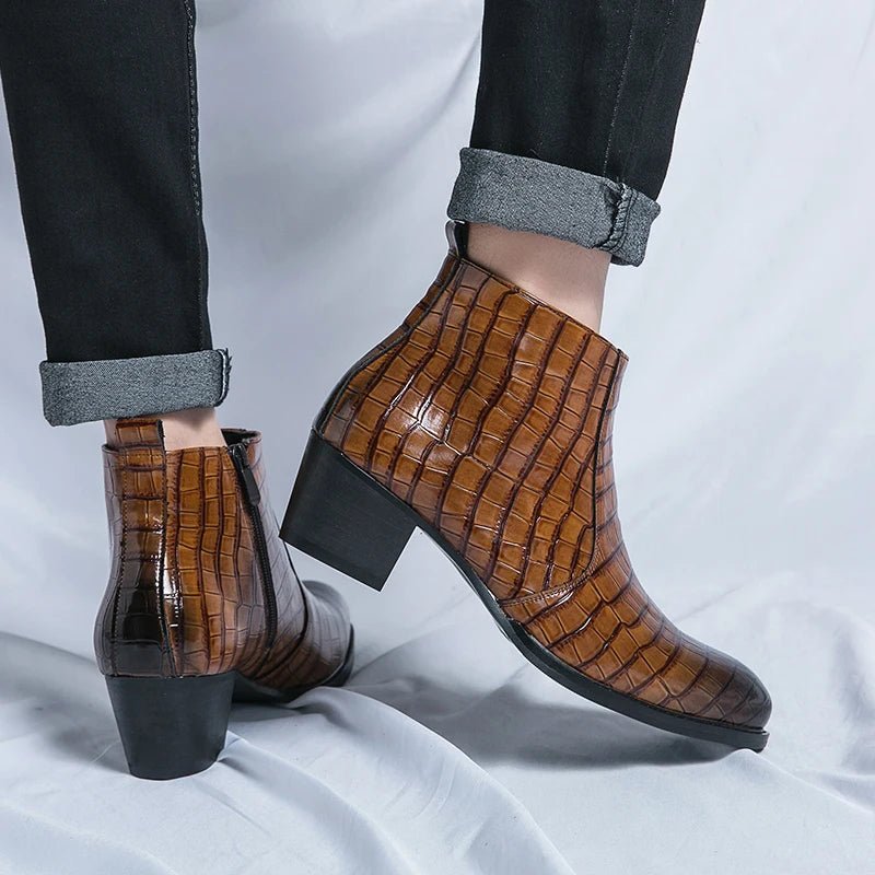 Castellano Crocodile Boot - ARDEN ROVE