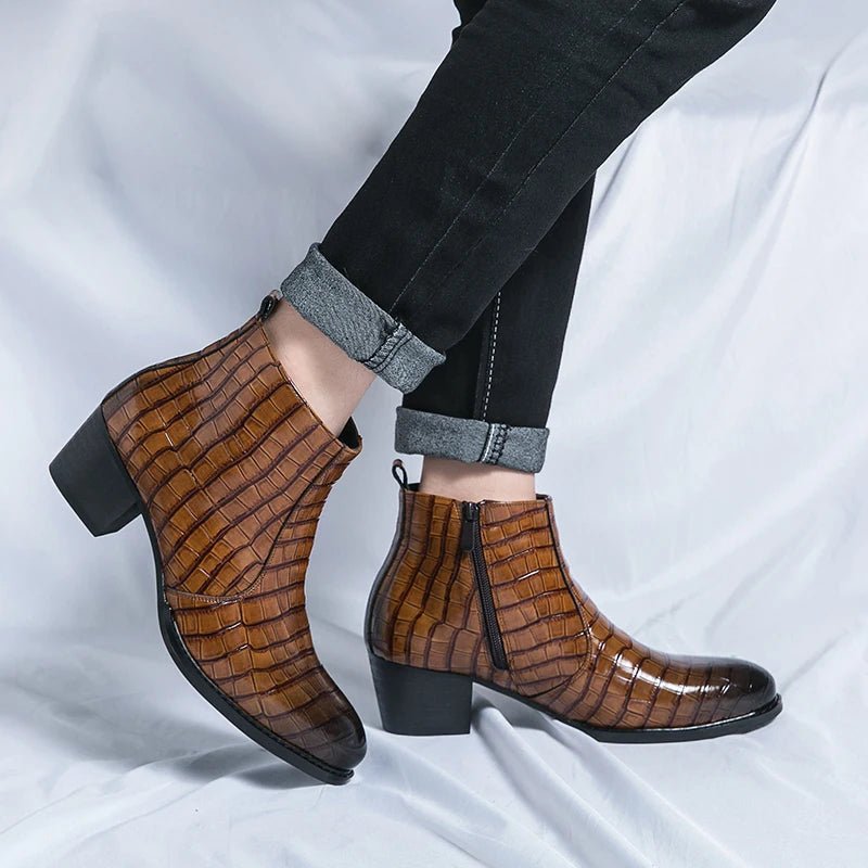 Castellano Crocodile Boot - ARDEN ROVE