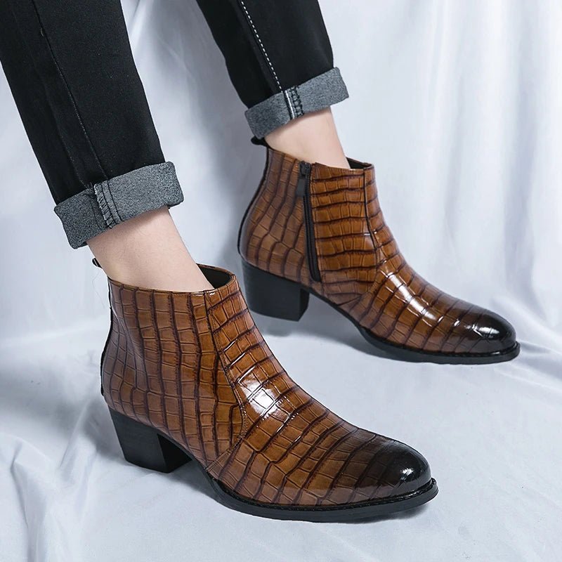 Castellano Crocodile Boot - ARDEN ROVE