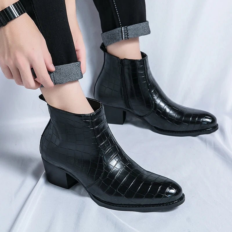 Castellano Crocodile Boot - ARDEN ROVE