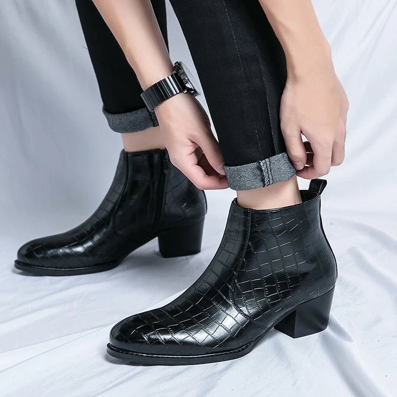 Castellano Crocodile Boot - ARDEN ROVE