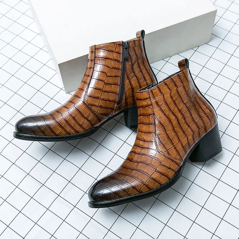 Castellano Crocodile Boot - ARDEN ROVE