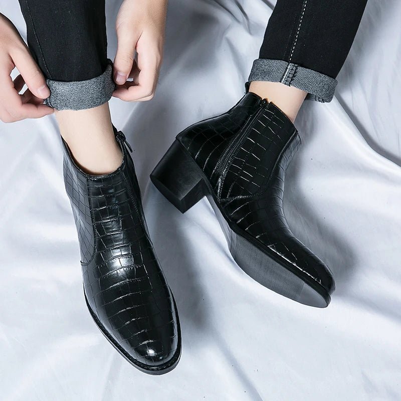 Castellano Crocodile Boot - ARDEN ROVE