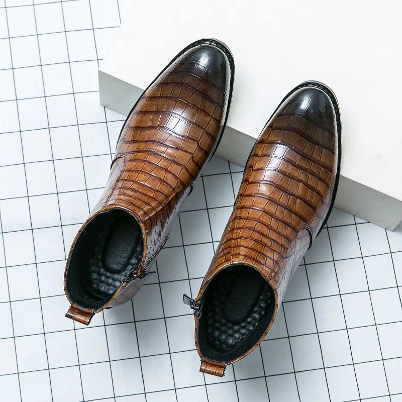 Castellano Crocodile Boot - ARDEN ROVE