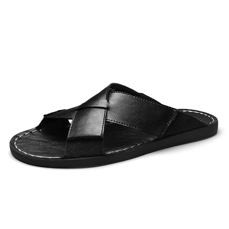 Castellano Leather Sandal - ARDEN ROVE