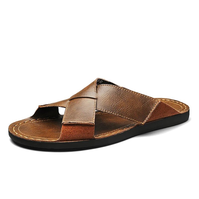 Castellano Leather Sandal - ARDEN ROVE