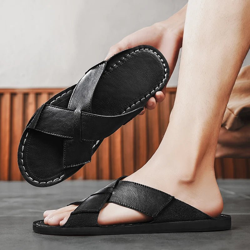 Castellano Leather Sandal - ARDEN ROVE