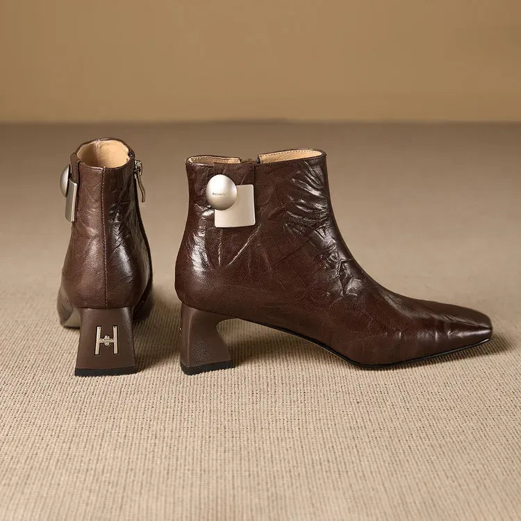 Camille Genuine Leather Boots
