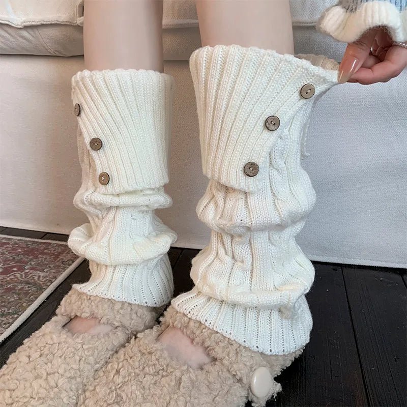 Chalet Cable-Knit Leg Warmers - ARDEN ROVE