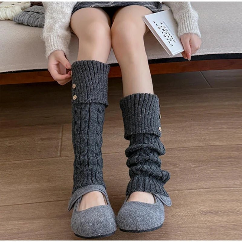 Chalet Cable-Knit Leg Warmers - ARDEN ROVE