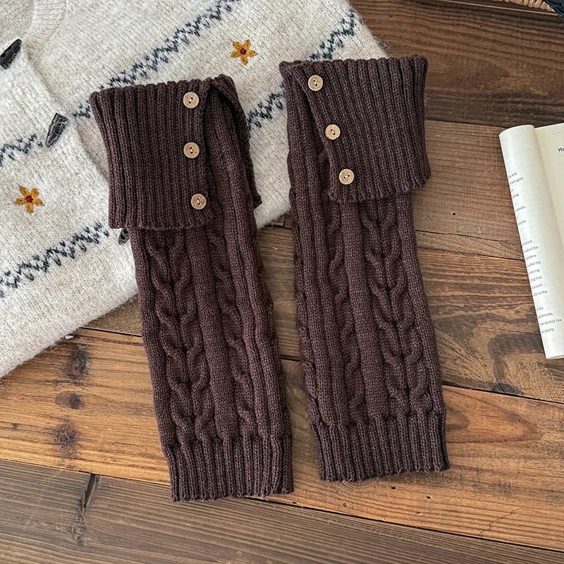 Chalet Cable-Knit Leg Warmers - ARDEN ROVE