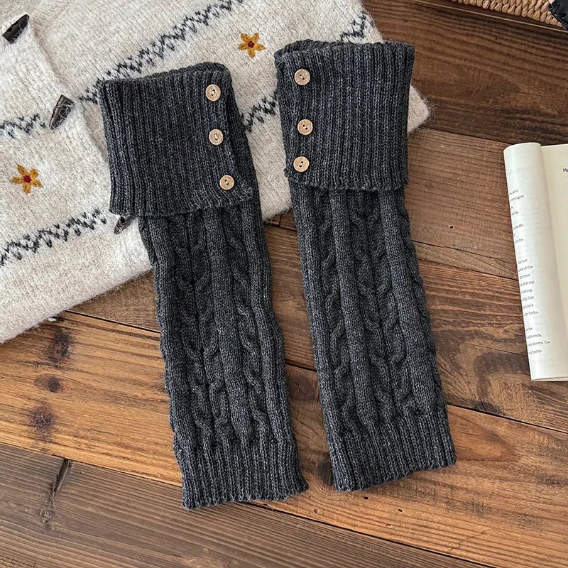 Chalet Cable-Knit Leg Warmers - ARDEN ROVE