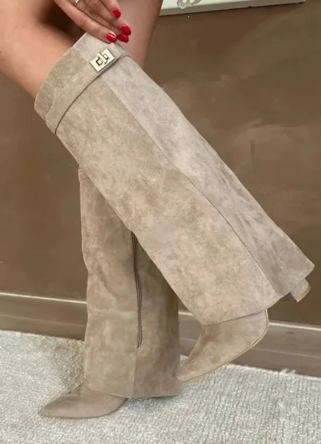 Christie | Elegante kniehohe Damenstiefel
