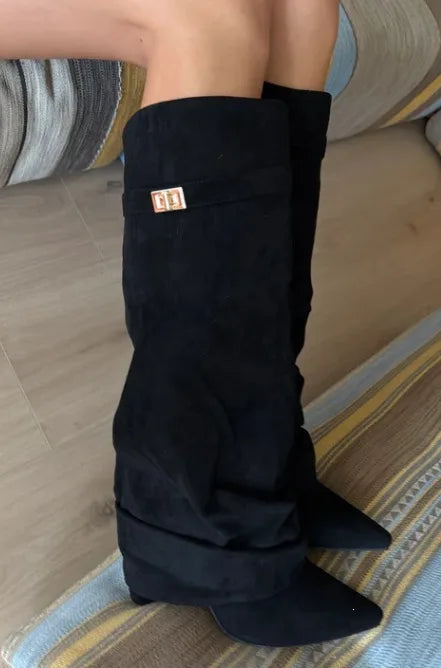 Christie | Elegante kniehohe Damenstiefel