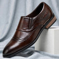 Denvor Businessschuhe aus strukturiertem Leder