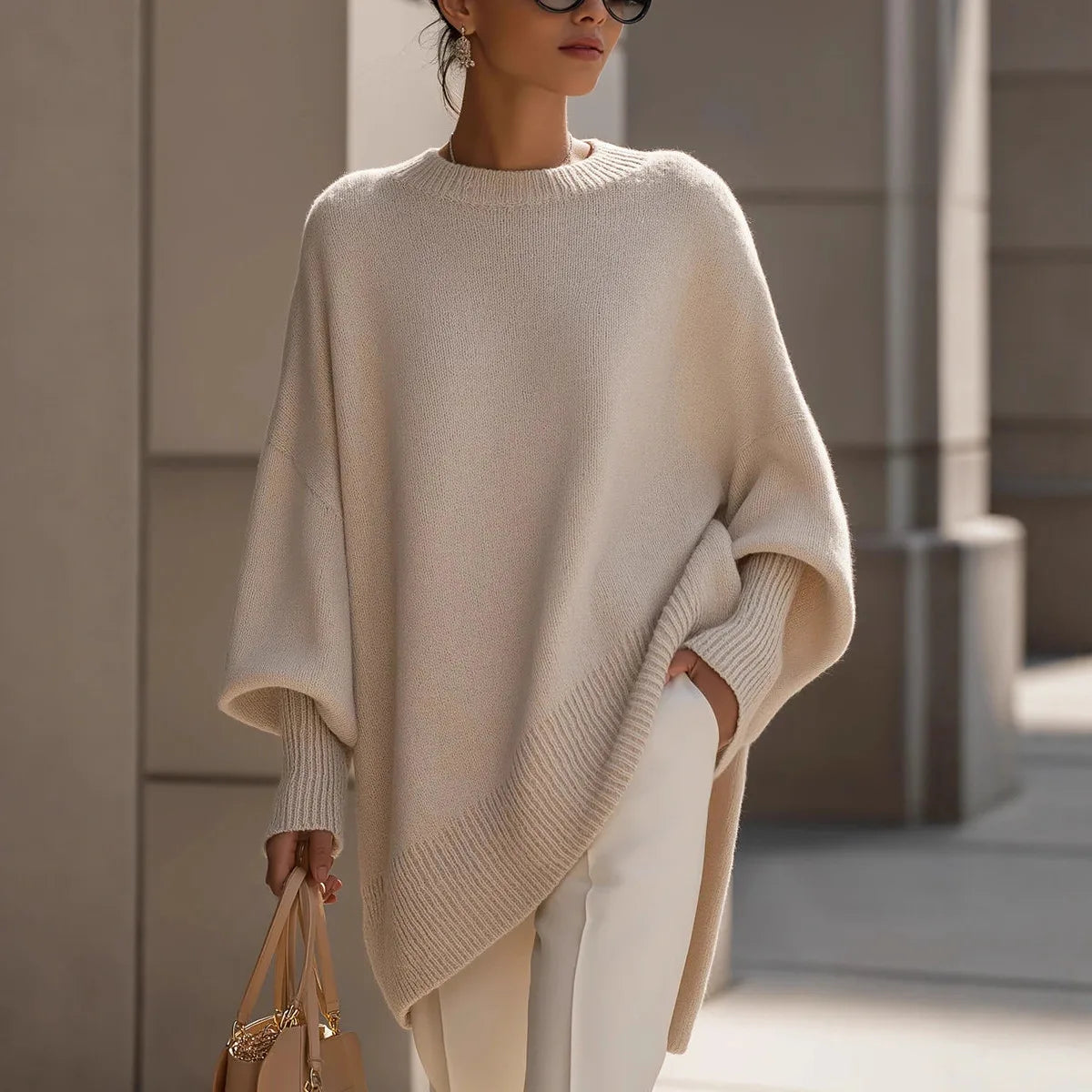 Connie | Women's Oversized Batwing Sweater