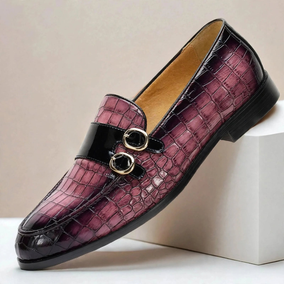 Lossi Cowhide Leather Loafers