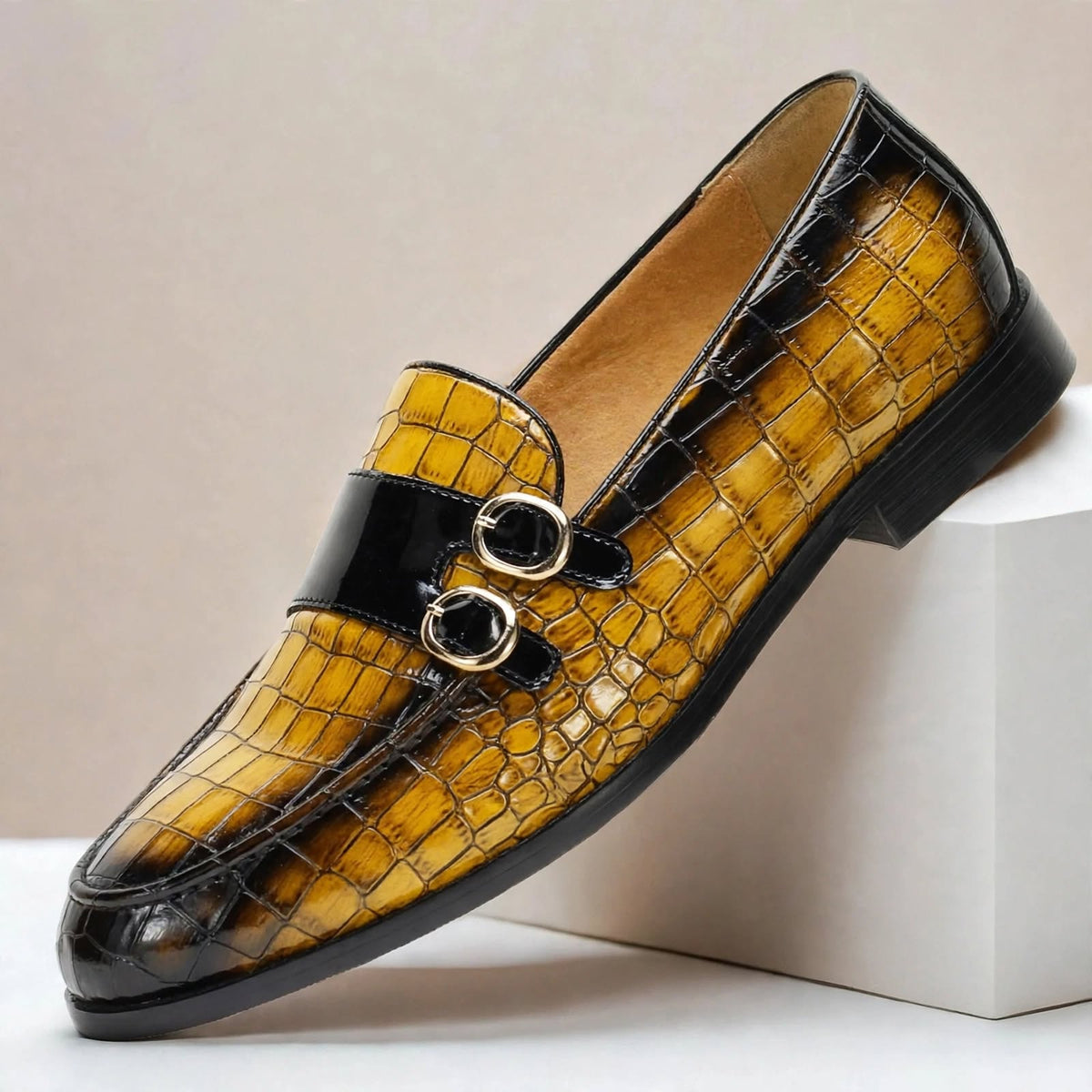 Lossi Cowhide Leather Loafers