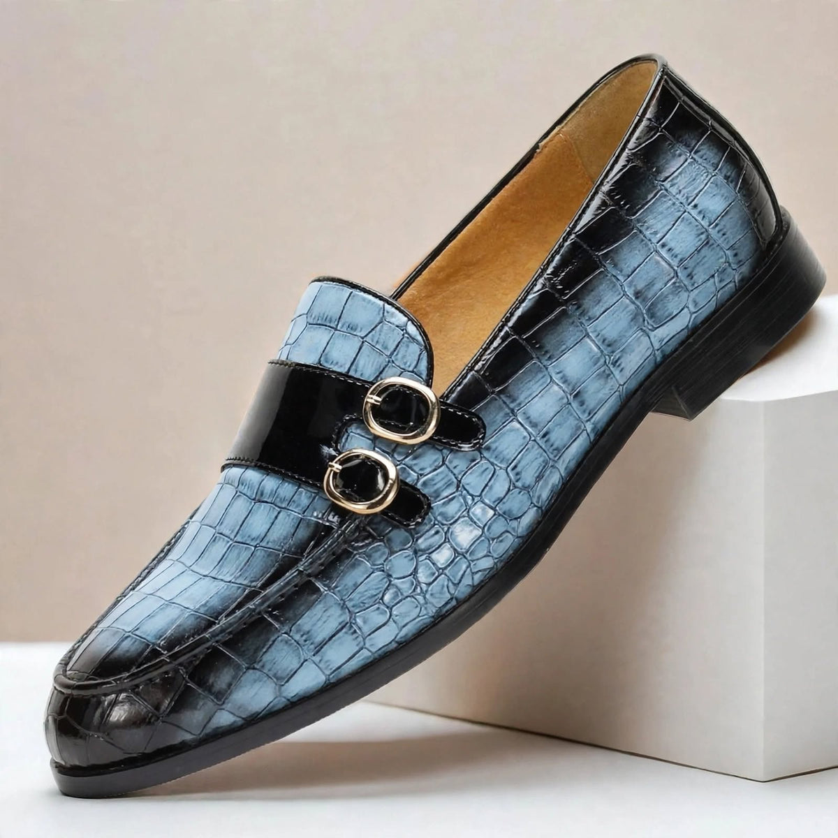 Lossi Cowhide Leather Loafers