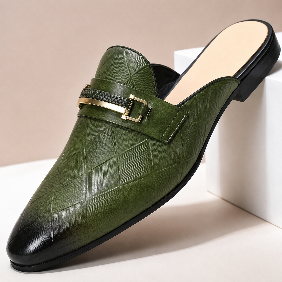 Mules in pelle bovina Tivaro