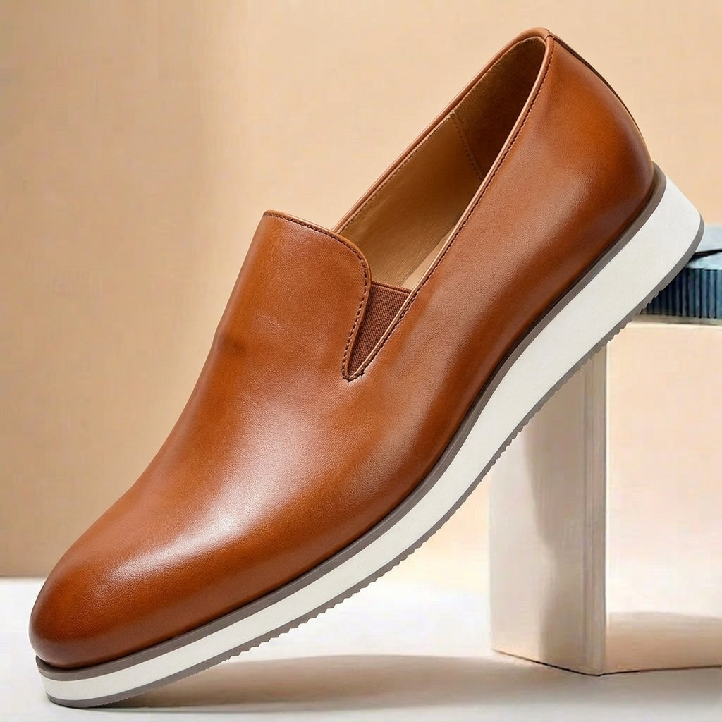 Matthias Cowhide Leather Loafers