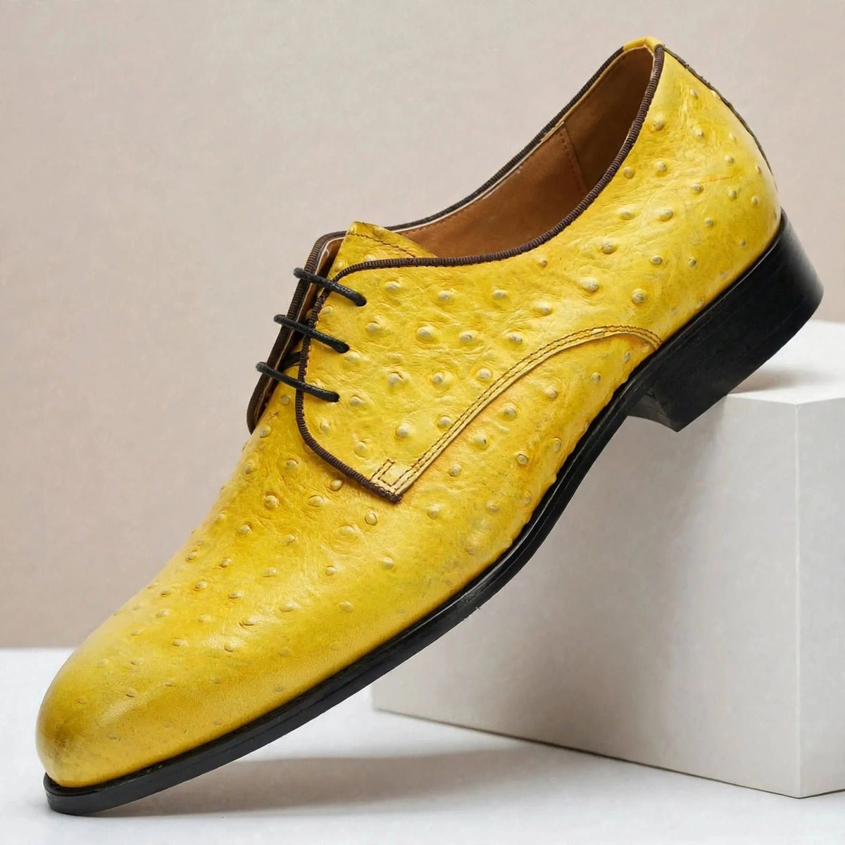 Chaussures Desmond en cuir de vachette