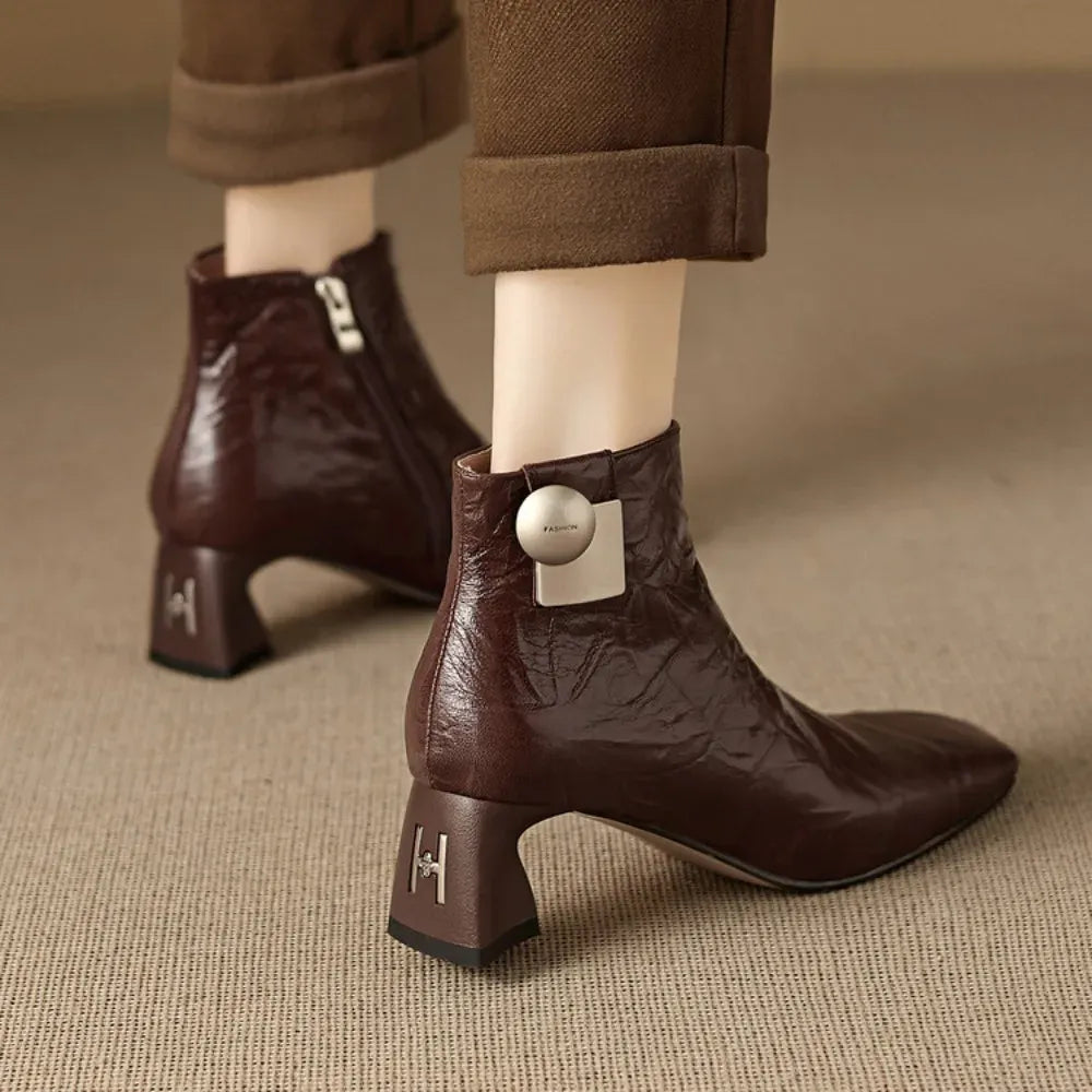 Camille Genuine Leather Boots