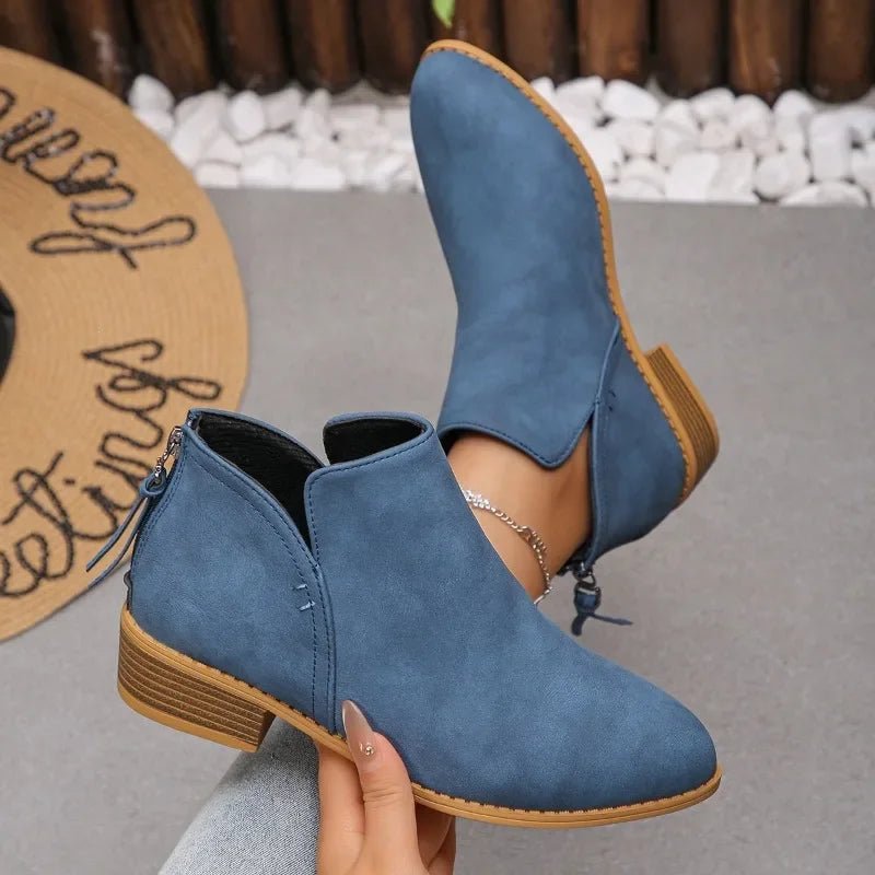 Dakota Suede Ankle Boot - ARDEN ROVE