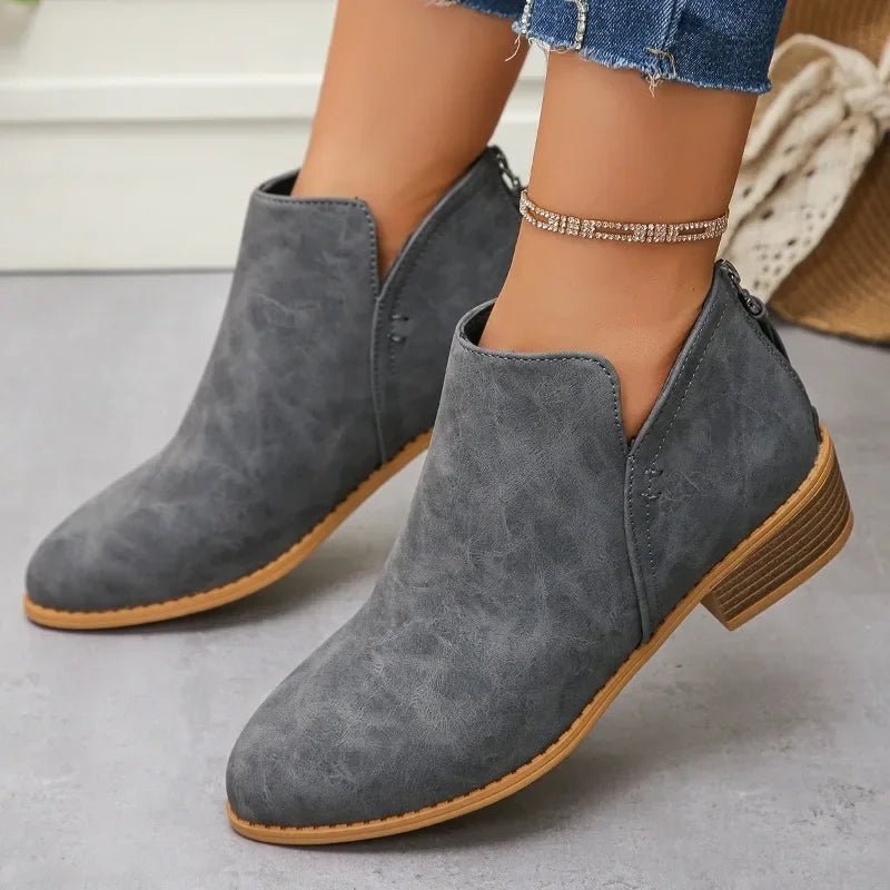 Dakota Suede Ankle Boot - ARDEN ROVE