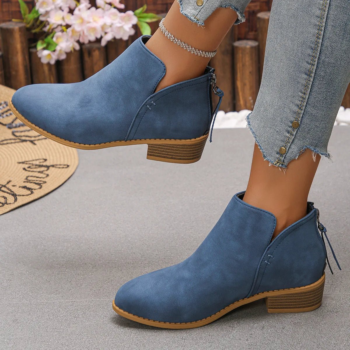 Dakota Suede Ankle Boot - ARDEN ROVE