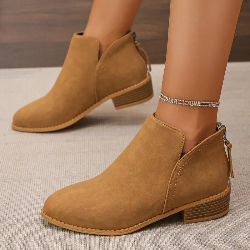 Dakota Suede Ankle Boot - ARDEN ROVE