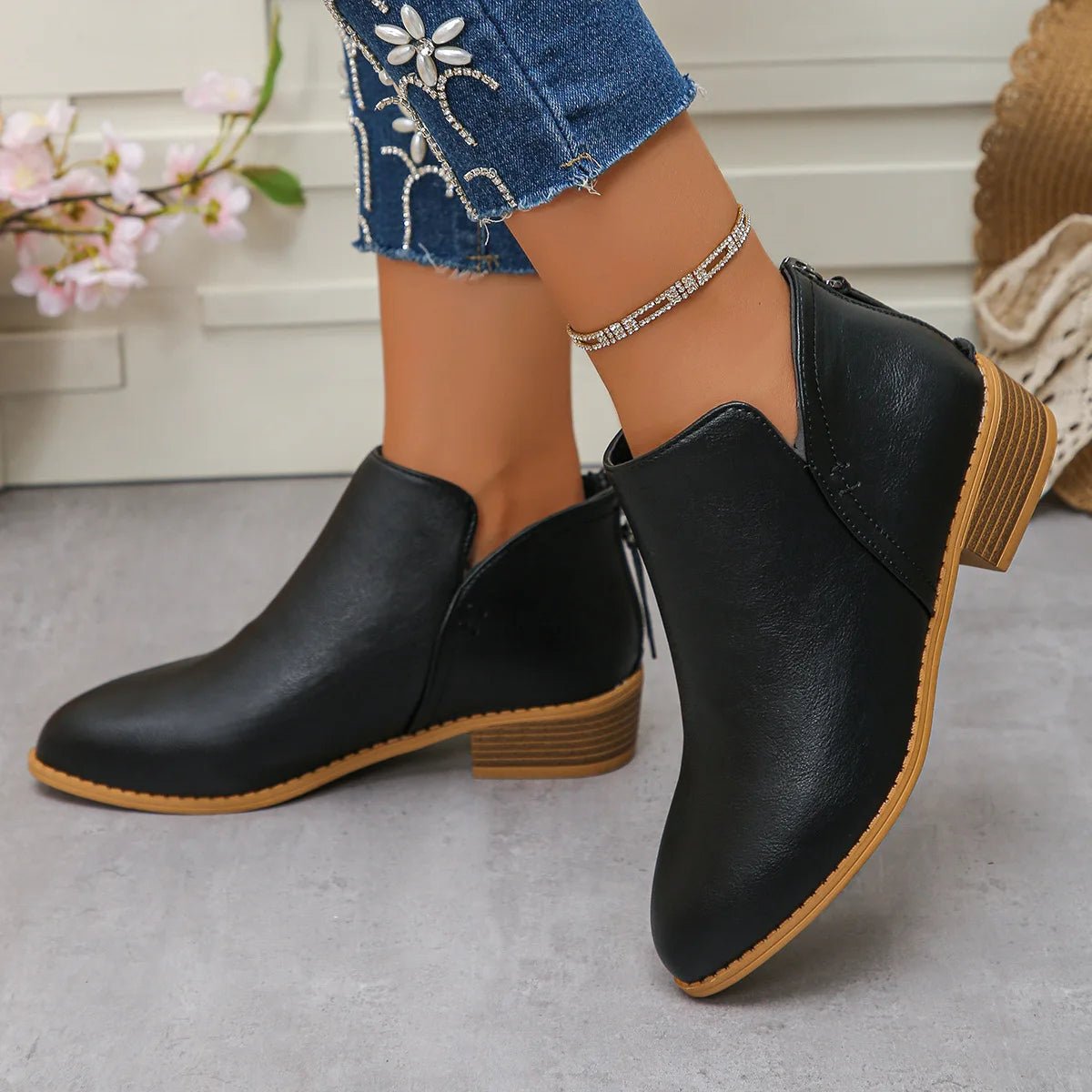 Dakota Suede Ankle Boot - ARDEN ROVE