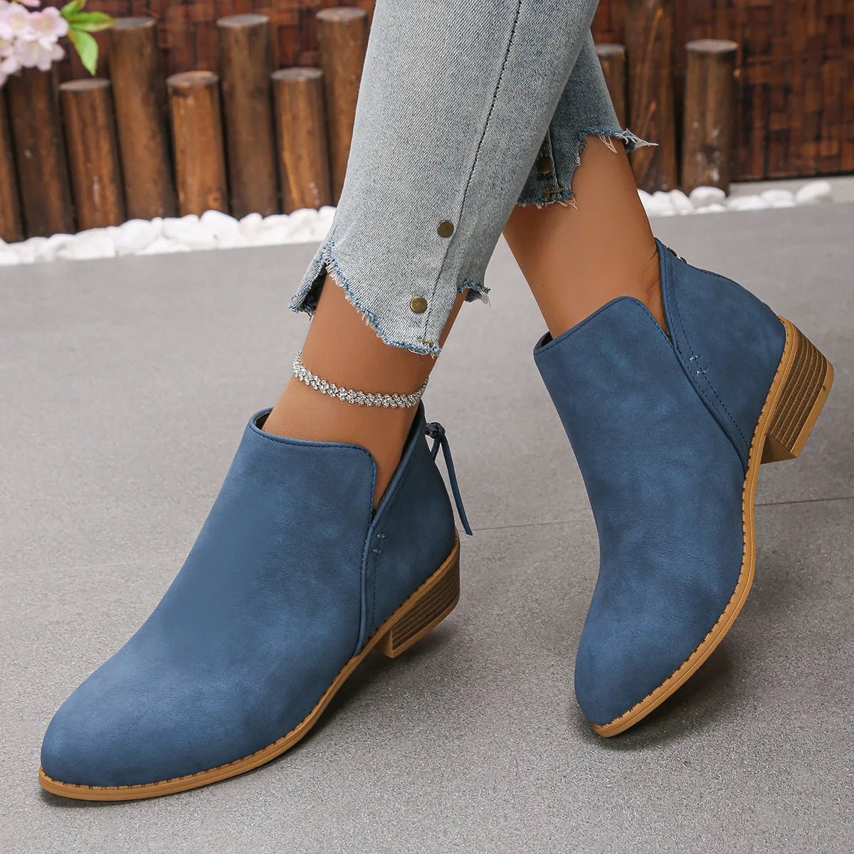Dakota Suede Ankle Boot - ARDEN ROVE