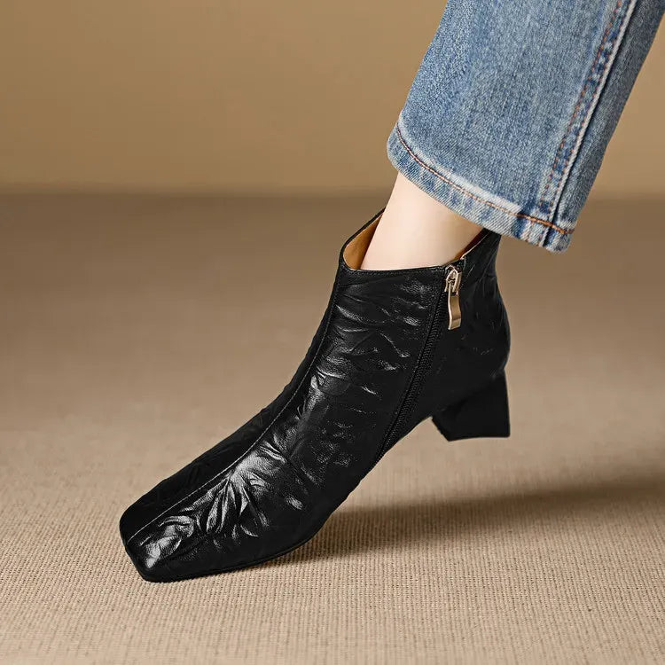 Camille Genuine Leather Boots