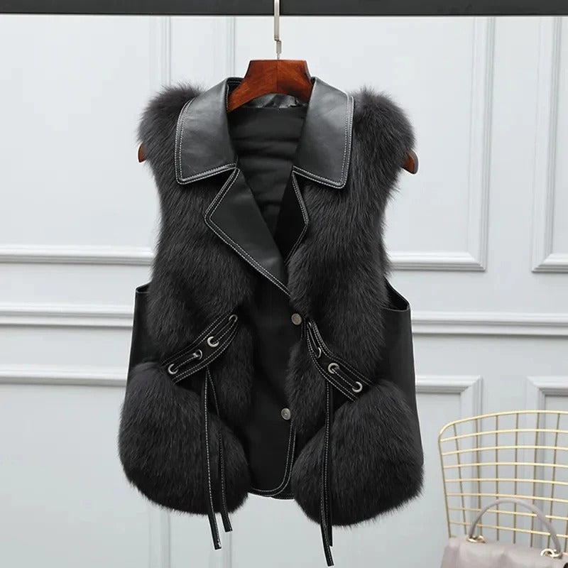 Gilet in pelliccia Lucia