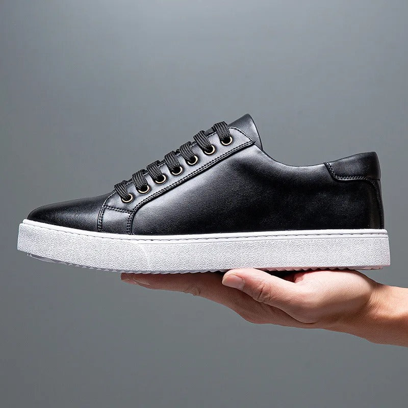 Maver sneakers i ægte læder