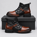 DENVER LEATHER ANKLE BOOTS - ARDEN ROVE