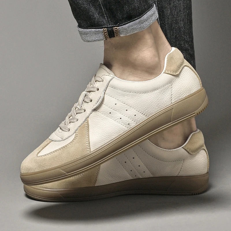 Sneakers in vera pelle