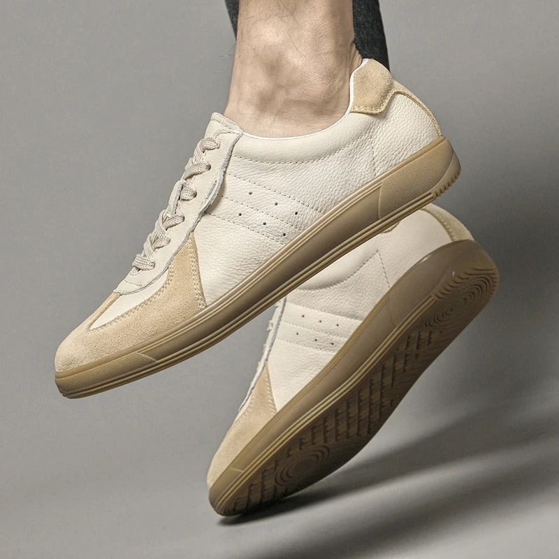 Sneakers in vera pelle