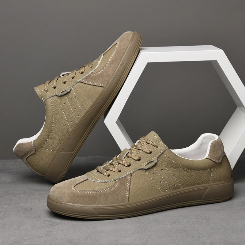 Sneakers in vera pelle